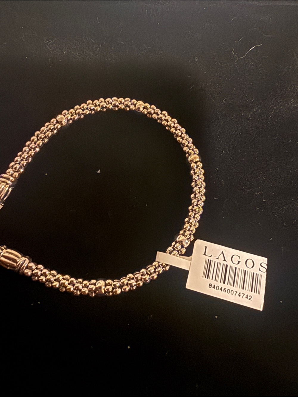Lagos silver caviar bracelet - Picture 5 of 5